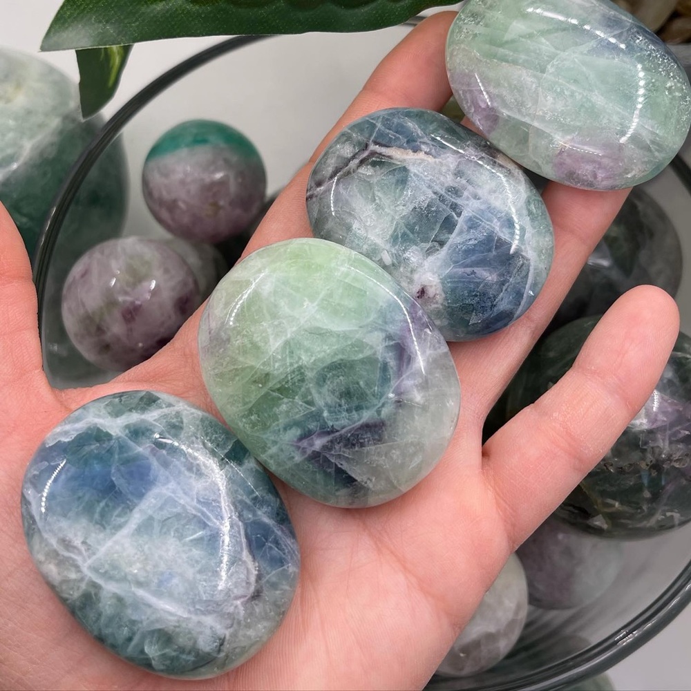 Fluorite Palmstones